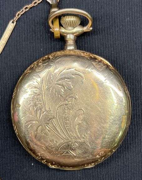 Vintage Waltham 15 Jewel Pocket Watch with Chain