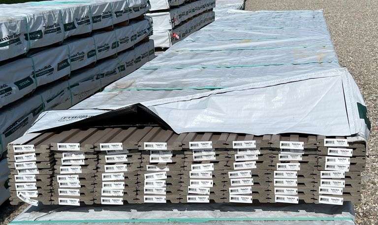Timber Tech Terrain Grooved Composite Deck Boards, qty: 64 boards
