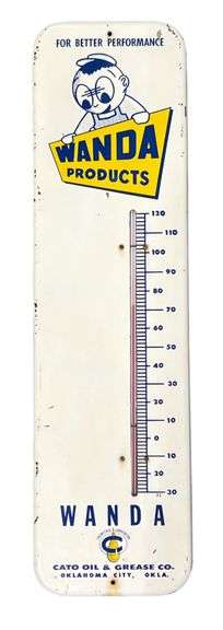 Wanda Products Oil & Grease Metal Thermometer image