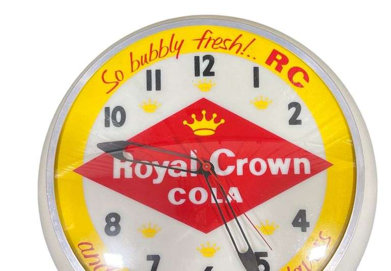 Royal Crown Cola Dualite Lighted Clock