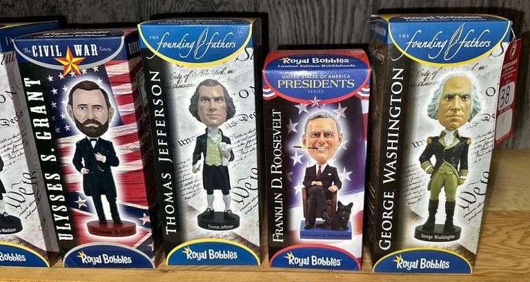 Royal Bobbles Limited Edition Presidential Bobble Heads