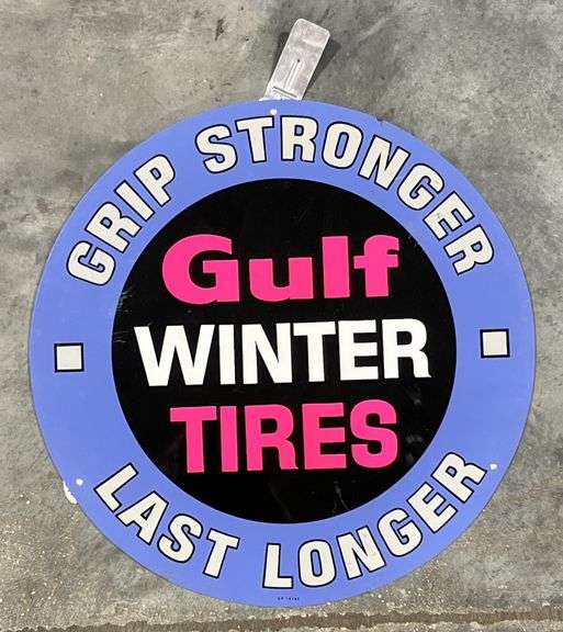 Gulf Winter Tires Metal Dealer Display