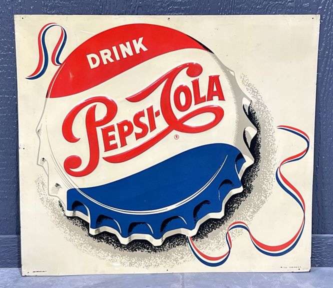Pepsi-Cola Metal Sign image