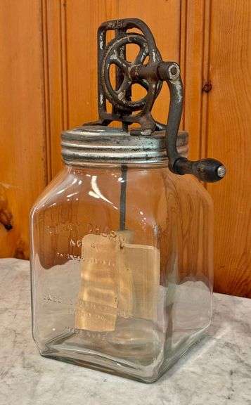 Dazey No. 40 Glass Butter Churn