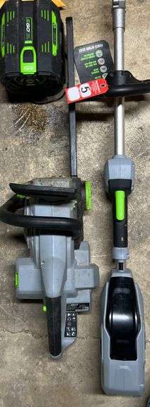 EGO 56V Cordless CS1600 Chainsaw & ST1500SF String Trimmer