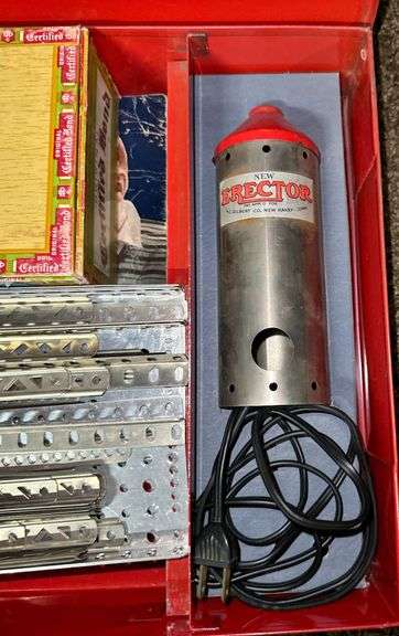 Vintage A.C. Gilbert Co. No. 8 1/2 All-Electric Erector Set