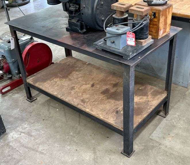 Shop Built Steel Table