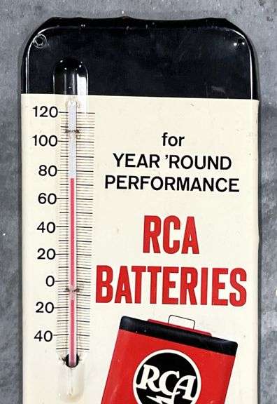 RCA Batteries Metal Thermometer