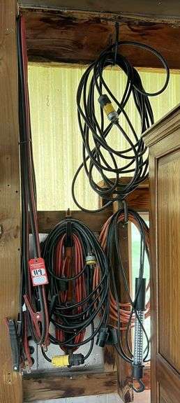 Jumper Cable, Shop Light & Extension Cord