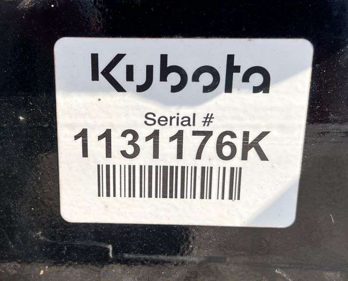 Kubota SG2572 Grader-Skid Steer Mtd