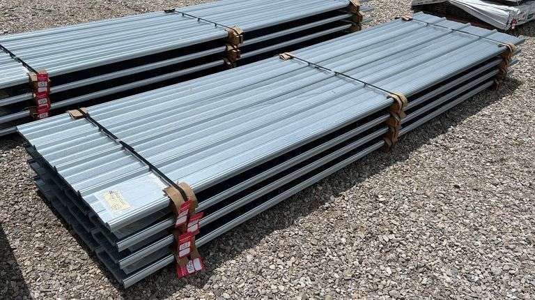 Nicorr Stormshield 29 Gauge Metal Siding/Roofing, qty: 25 sheets & Sure Loc #10 1.5" Hex Head Metal Screws, qty: 500 screws image