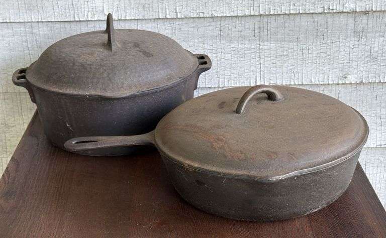 Cast Iron Cookware with Lids