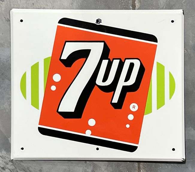 7Up Porcelain Soda Sign image
