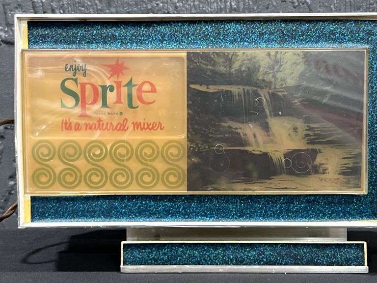 Sprite Lighted Bubbler Counter Sign
