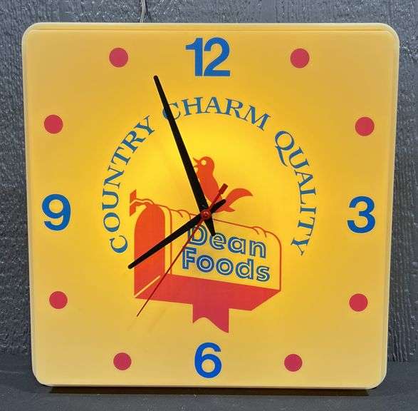 Dean Foods Dualite Clock image