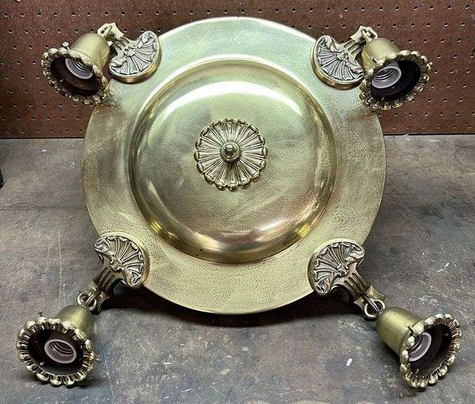 Vintage Ceiling Mounted Light Fixture From Kaul **** Funeral Home in Palmyra image