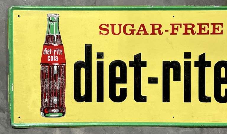 Diet-Rite Cola Metal Sign