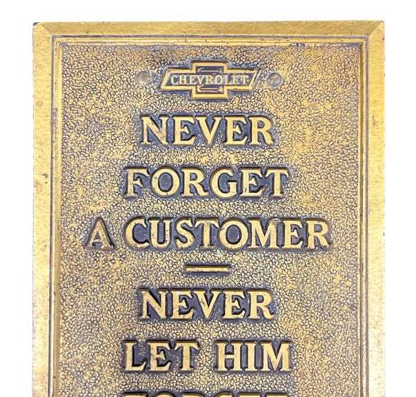 1920s-30s Era Chevrolet Dealership Sign