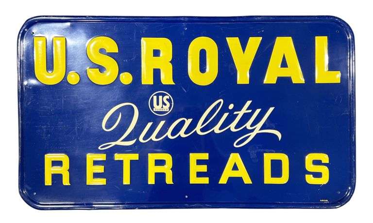 U.S. Royal Quality Retreads Metal Sign image