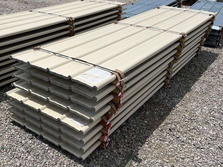Nicorr Stormshield 29 Gauge Metal Siding/Roofing, qty: 25 sheets & Sure Loc #10 1.5" Hex Head Metal Screws, qty: 500 screws