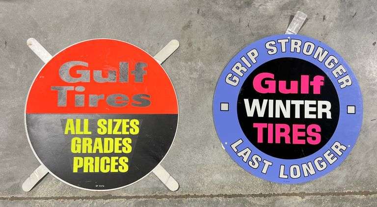 Gulf Winter Tires Metal Dealer Display image