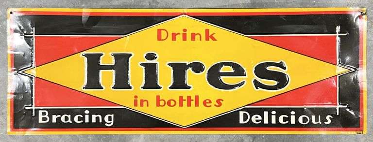Hires Root Beer Metal Sign image