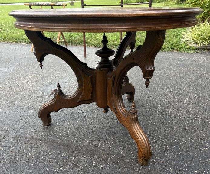 Early Decorative Oak Occasional Table