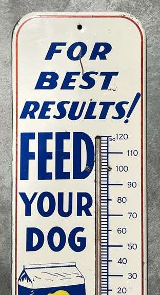 Ken-L Biskit Dog Food Metal Thermometer
