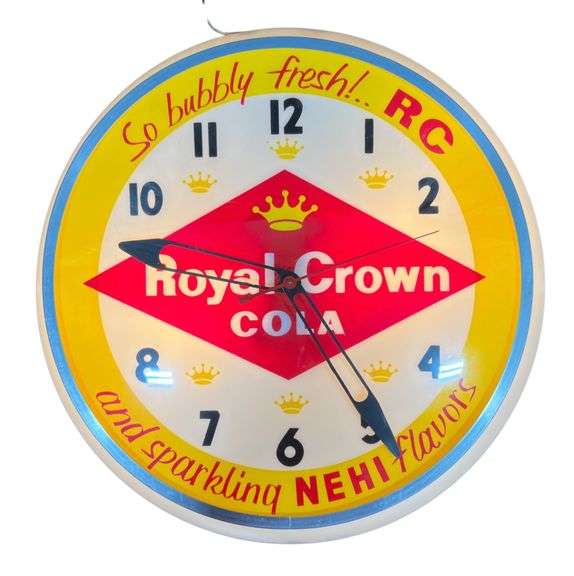 Royal Crown Cola Dualite Lighted Clock image