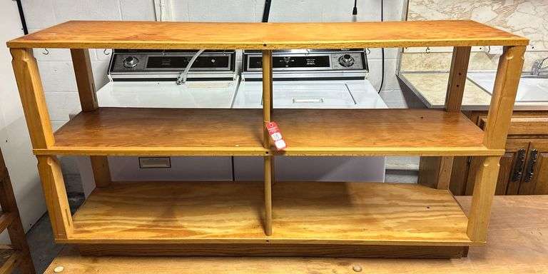 Wooden Display Shelves