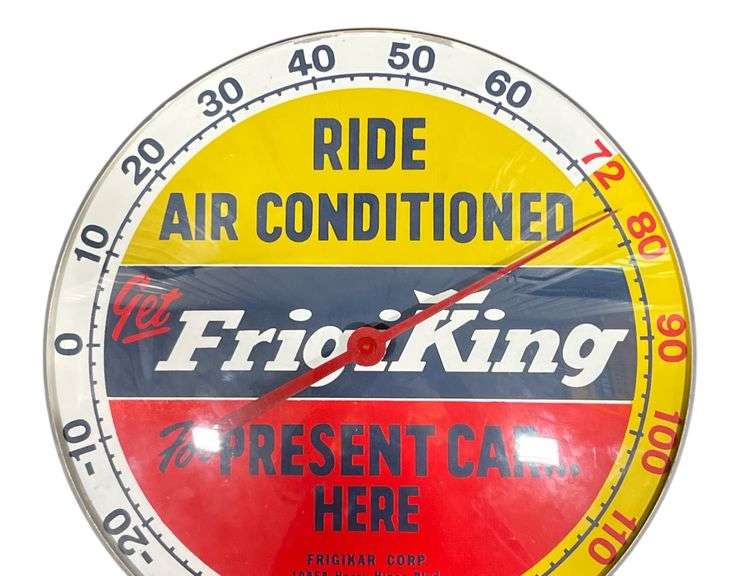 FrigiKing Air Conditioner Thermometer