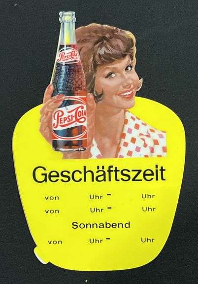 Pepsi-Cola Decal Sign image