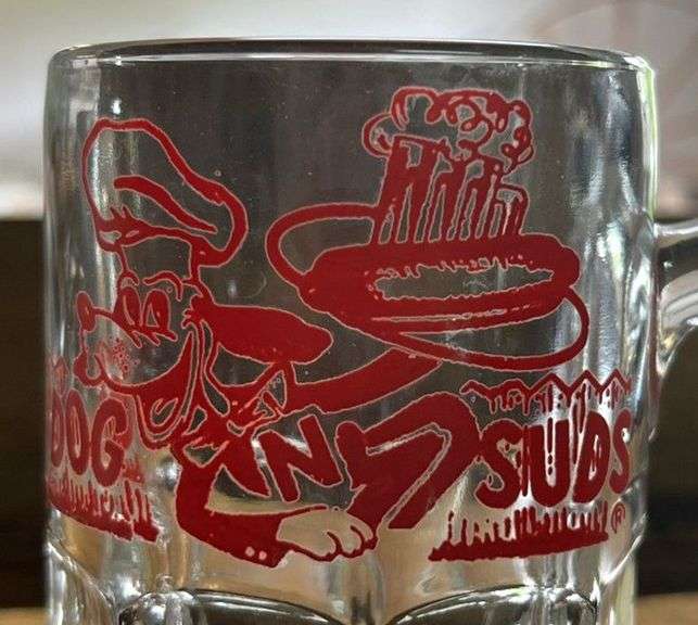 Vintage Dog N Suds Root Beer Mugs
