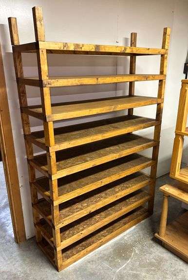Wooden Display Shelves
