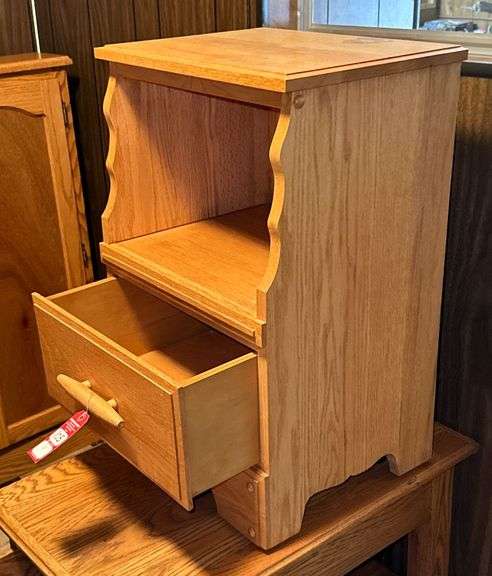 Solid Oak End Tables