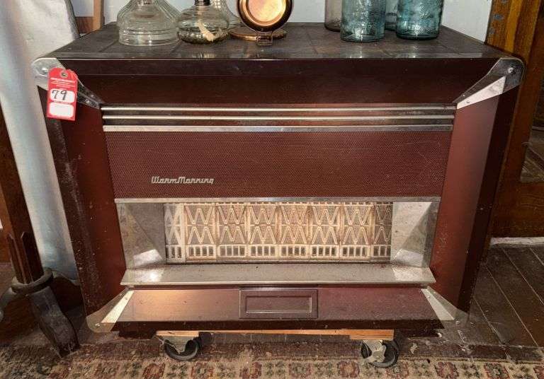 Warm Morning LP Gas Stove on Castors