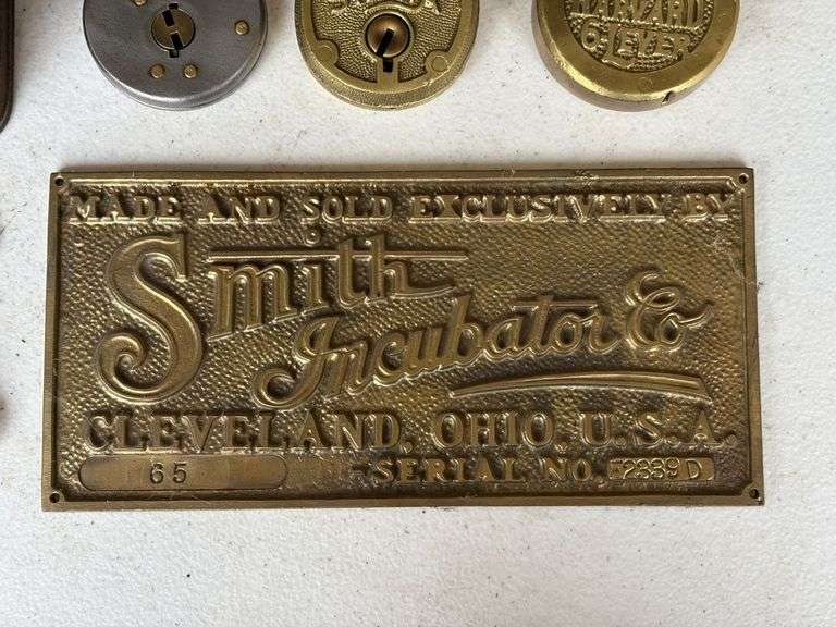 Vintage Brass Locks & Tag Collection
