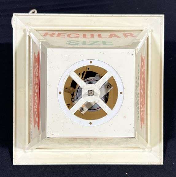Coca-Cola "Big King Size" Lighted Rotating Lantern Display