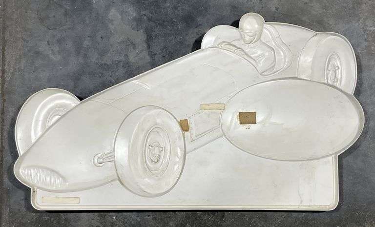 1963 Falls City Beer Vac-U-Form Indy 500 Racer Sign