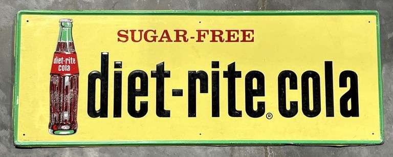 Diet-Rite Cola Metal Sign image