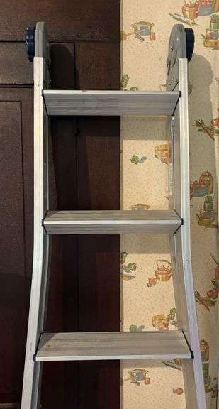 Cosco Folding Step Ladder & Vintage Step Stool