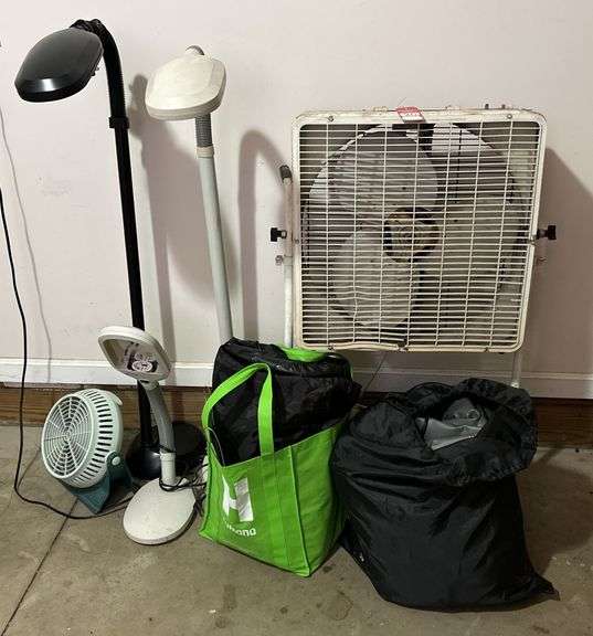 Air Mattress, Portable Fans, & Lights image