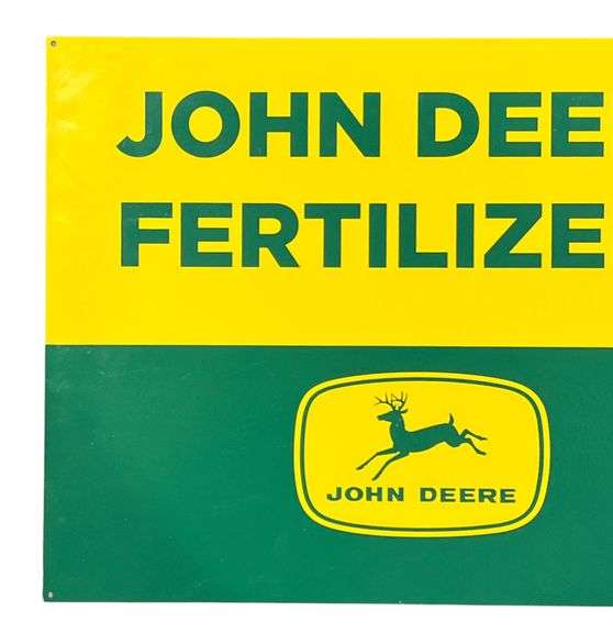 John Deere Fertilizers Metal Sign