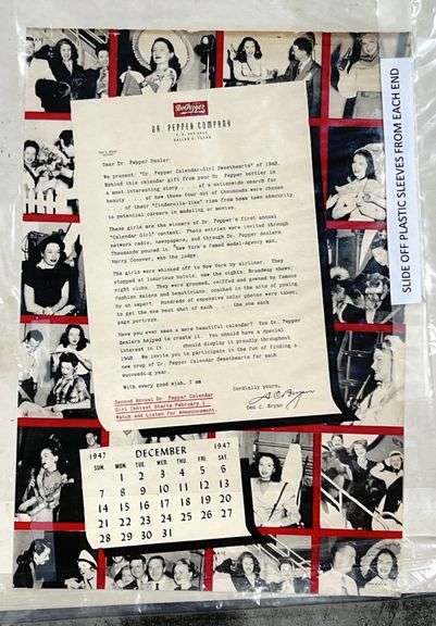 1948 Dr. Pepper Calendar
