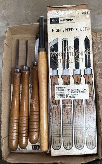Craftsman Wood Lathe with Knife Set