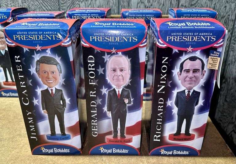 Royal Bobbles Limited Edition Presidential Bobble Heads