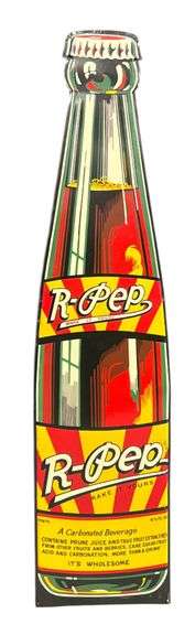 R-Pep Soda Metal Bottle Sign image