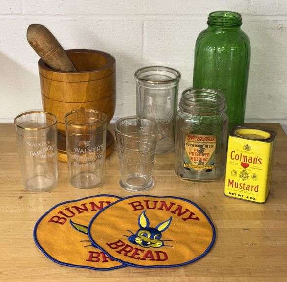 Vintage Whisky Glasses & Advertising image