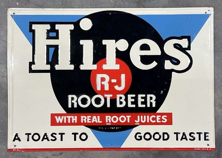 Hires Root Beer Metal Sign image