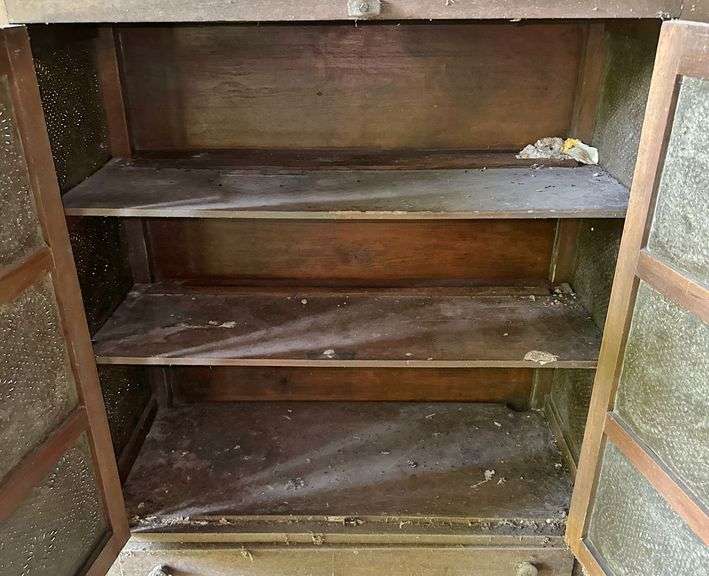 Primitive 12-Tin Door Pie Safe